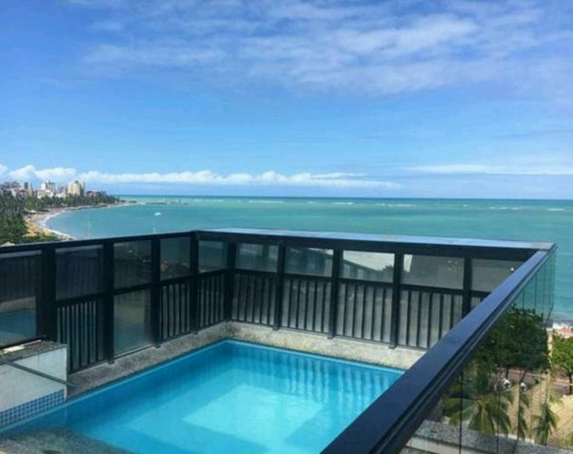 Na Beira Mar De Pajucara- Edif Neo- Apartamento Quarto E Sala- Tem Varanda - Vista Lateral Do Mar- Rua Julio Plech Filho 60 Esquina Com Avenida Doutor Antonio Gouveia - Consumo Eletrico E Pago No Ckeck-Out 1Kwh E 1,35 Reias Maceió Zewnętrze zdjęcie